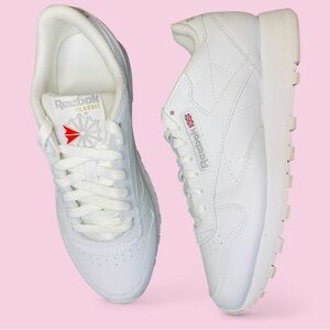 White Reebok Classic Women’s Sneaker Shoes Size 6.5 - Worn Once No Box